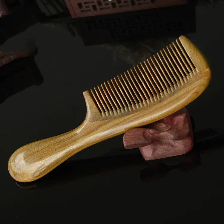 Hair-Growth Stimulating Sandalwood Scalp Comb